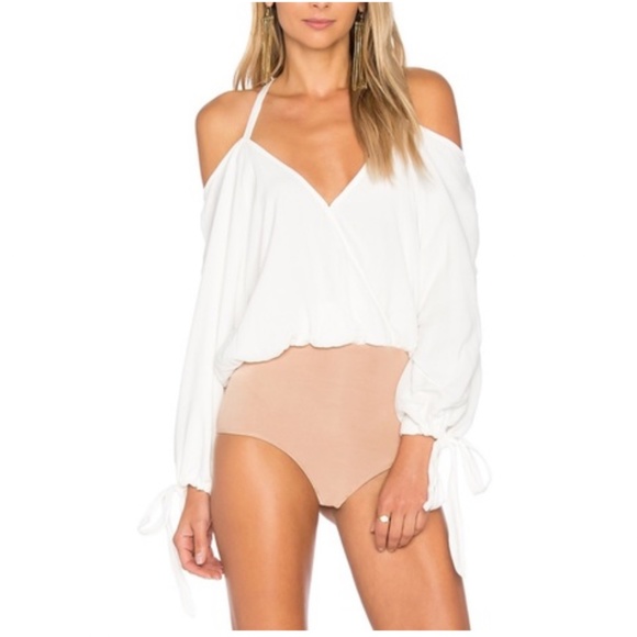 For Love & Lemons Buenos Noches Bodysuit in White - Picture 2 of 10